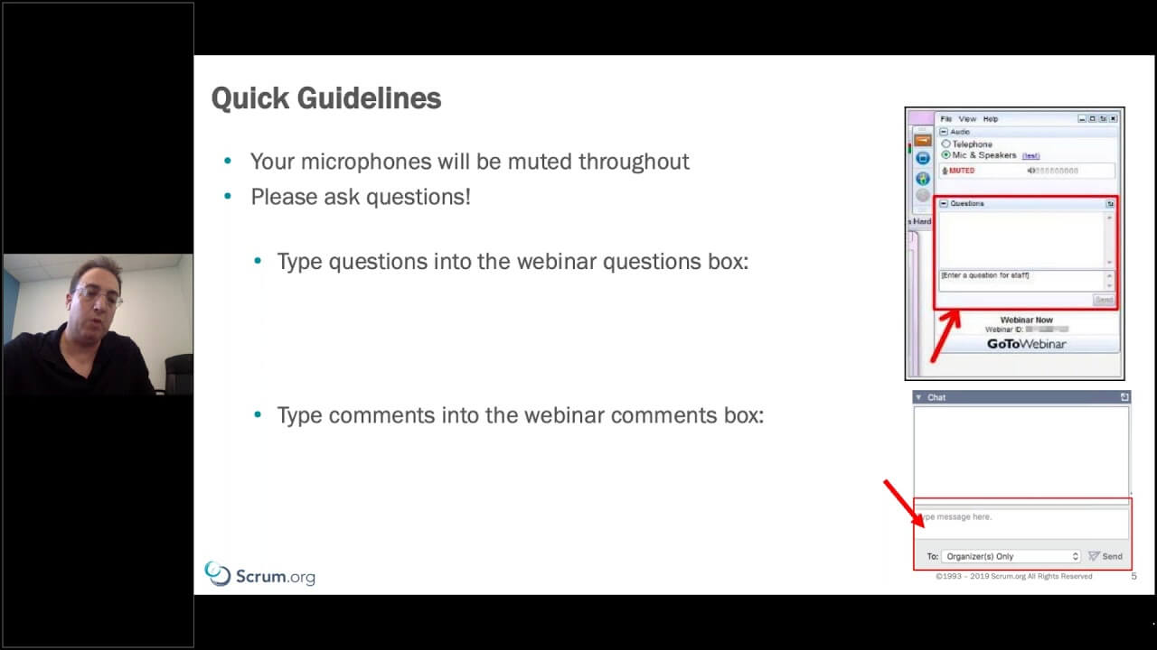 Improving flow in Scrum teams: a Professional Scrum Trainer webinar covering WIP limits, cycle time reduction, and using Kanban practices inside the Scrum framework.