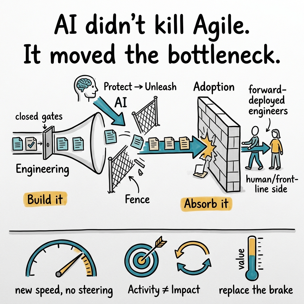 AI Didn't Kill Agile. It Moved the Bottleneck.