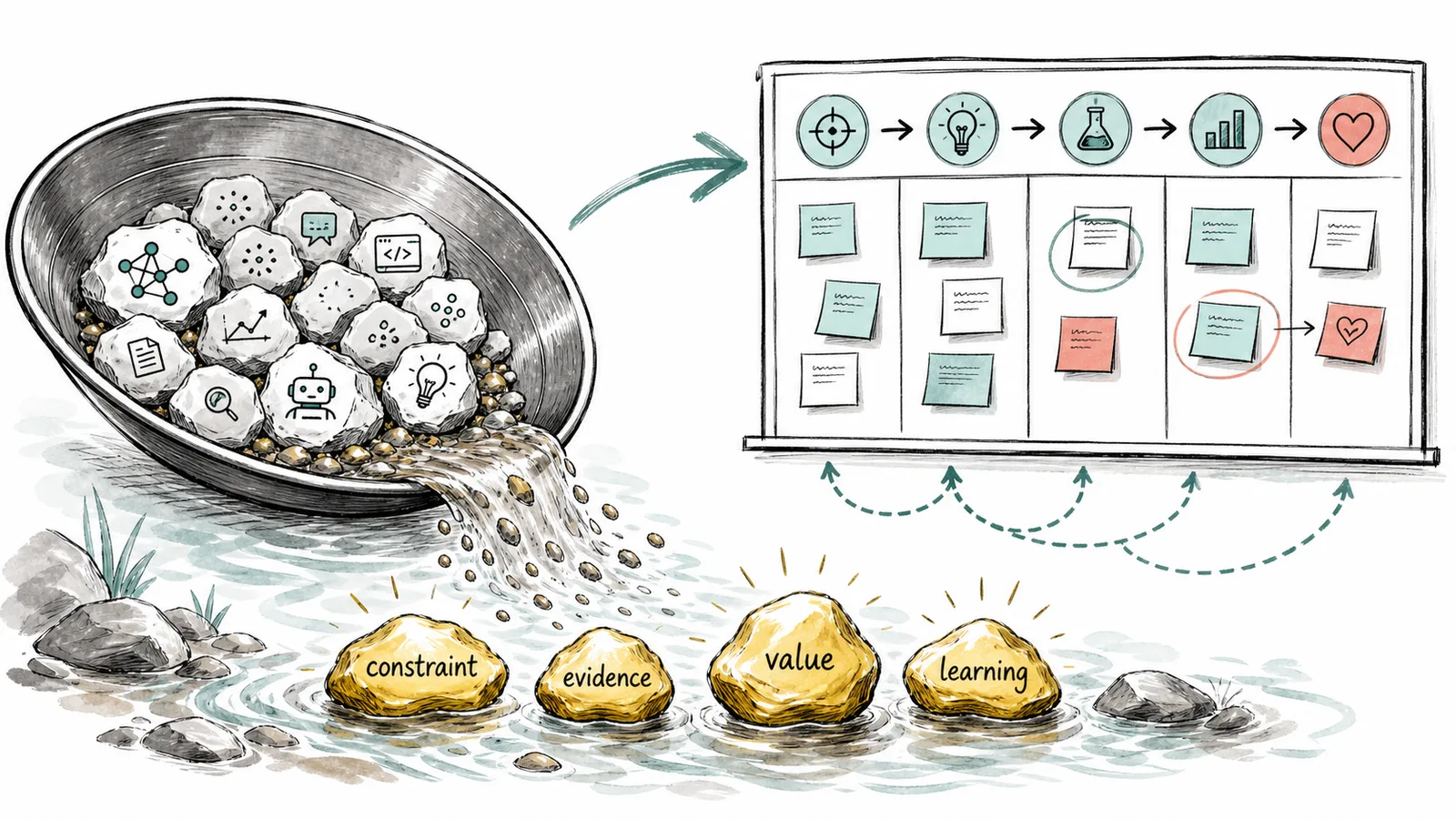 How To Find AI Gold Using Lean Startup Product Techniques